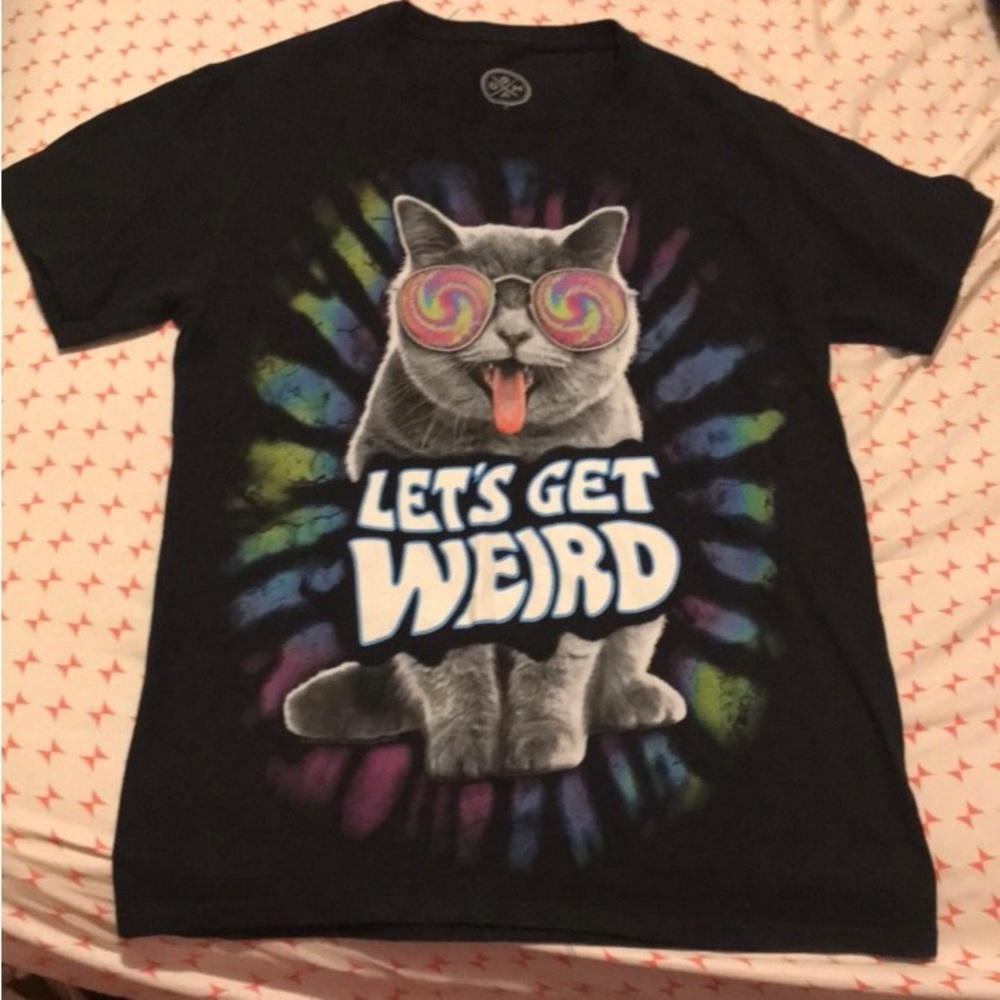 DOM - Let’s Get Weird Cat T-Shirt